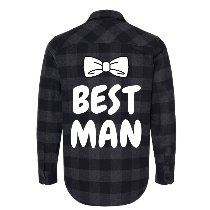 Best Man Bachelor Flannel Shirt | Artistshot