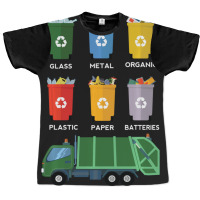 Limited Edition Recycle Bin Garbage Day Waste Management Garbage Truck Graphic T-shirt | Artistshot