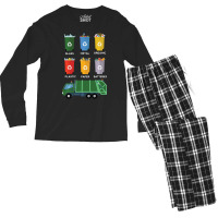 Limited Edition Recycle Bin Garbage Day Waste Management Garbage Truck Men's Long Sleeve Pajama Set | Artistshot