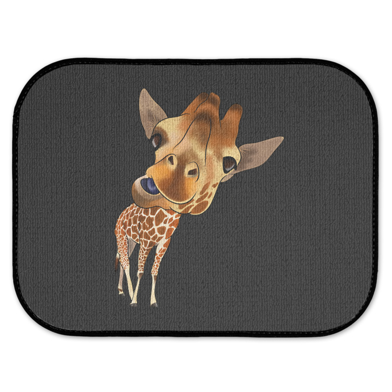 Hot Trend Crazy Giraffe Rear Car Mat | Artistshot