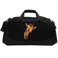 Hot Trend Crazy Giraffe Active Duffel | Artistshot