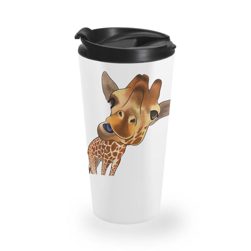 Hot Trend Crazy Giraffe Travel Mug | Artistshot