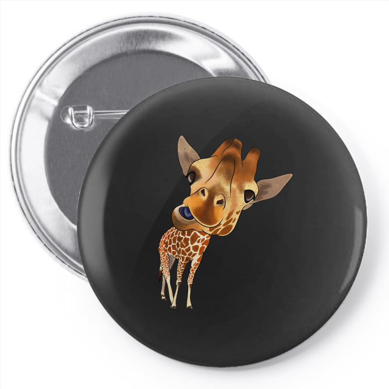 Hot Trend Crazy Giraffe Pin-back Button | Artistshot