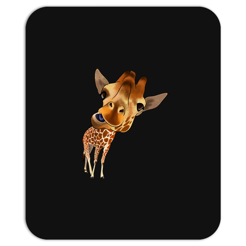 Hot Trend Crazy Giraffe Mousepad | Artistshot