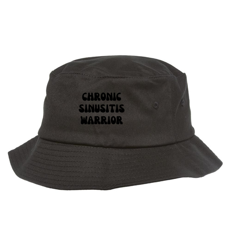 Trending Chronic Sinusitis Warrior-qevzb Bucket Hat | Artistshot