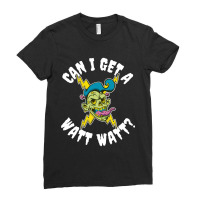 Can I Get A Watt Watt Funny Electrician Gift Ladies Fitted T-shirt | Artistshot