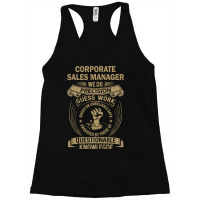 Corporate Sales Manager - We Do Precision Racerback Tank | Artistshot