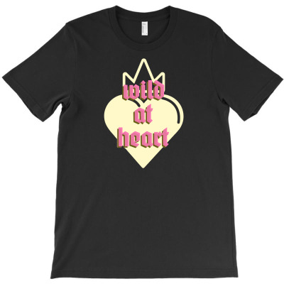 Wild At Heart T-shirt Designed By Ika