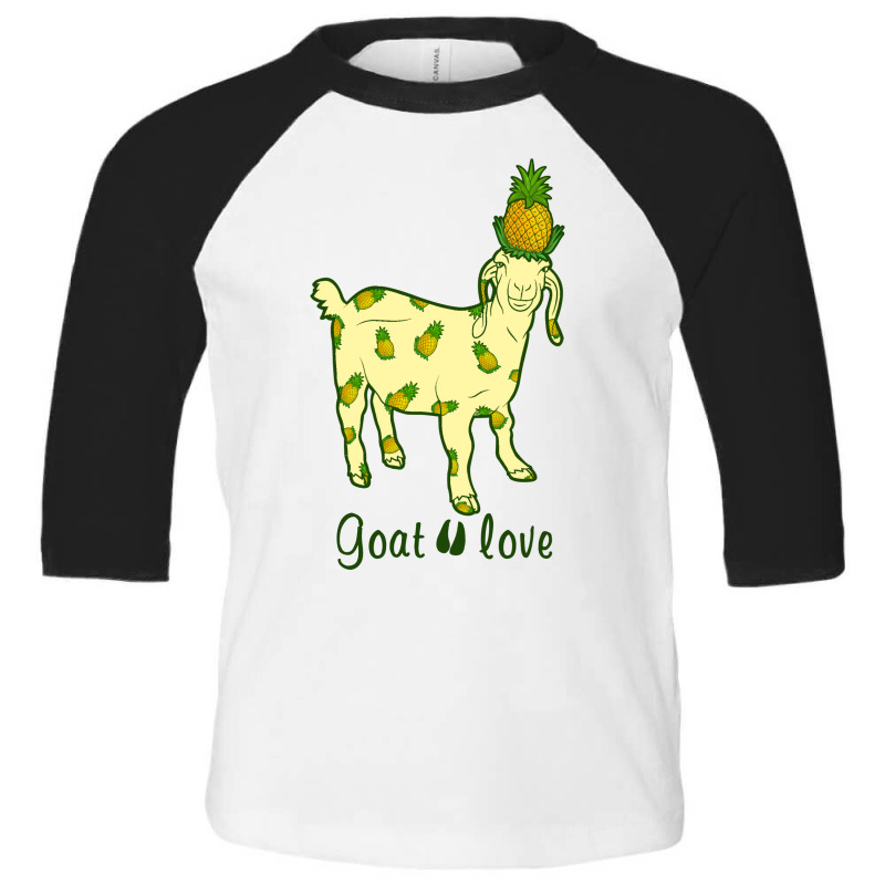 Goat Love Pinapple Toddler 3/4 Sleeve Tee by hoainv | Artistshot