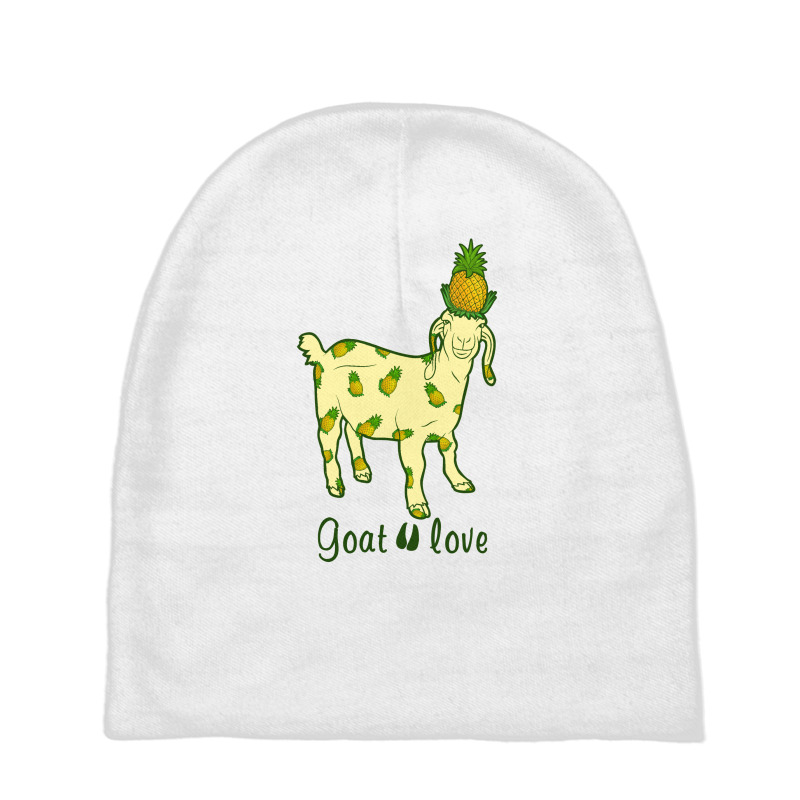 Goat Love Pinapple Baby Beanies by hoainv | Artistshot