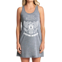 Billings Name Team Shirt Billings Lifetime Member Tank Dress | Artistshot