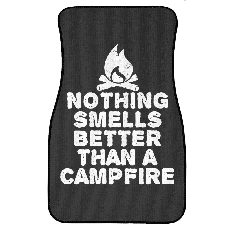 Camping T Shirt - Nothing Smells Better Than A Campfire-bpcfg Front Car Mat | Artistshot