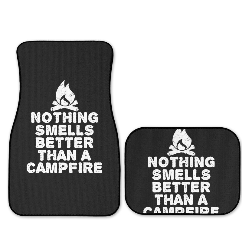 Camping T Shirt - Nothing Smells Better Than A Campfire-bpcfg Full Set Car Mats | Artistshot