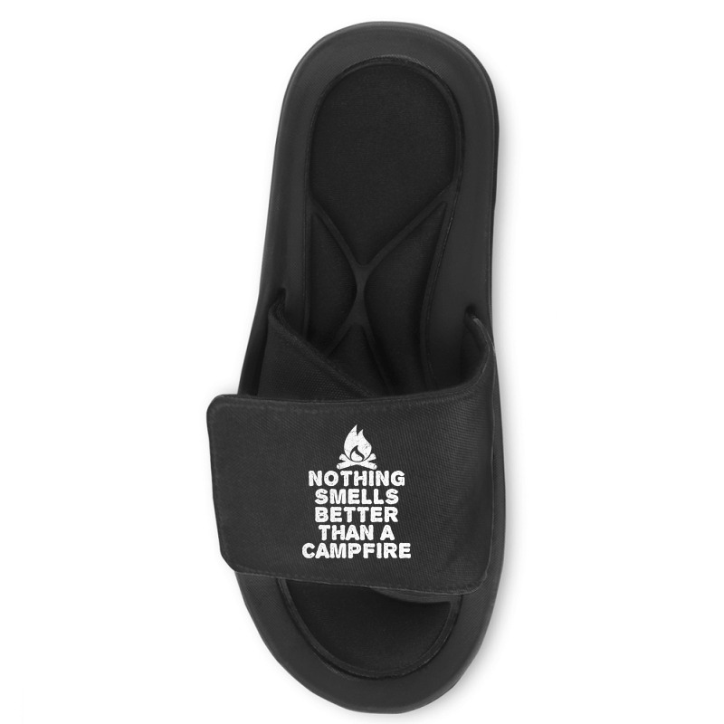 Camping T Shirt - Nothing Smells Better Than A Campfire-bpcfg Slide Sandal | Artistshot