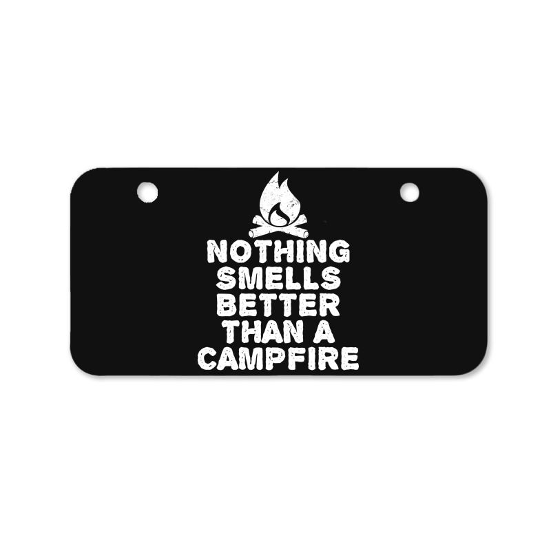 Camping T Shirt - Nothing Smells Better Than A Campfire-bpcfg Bicycle License Plate | Artistshot