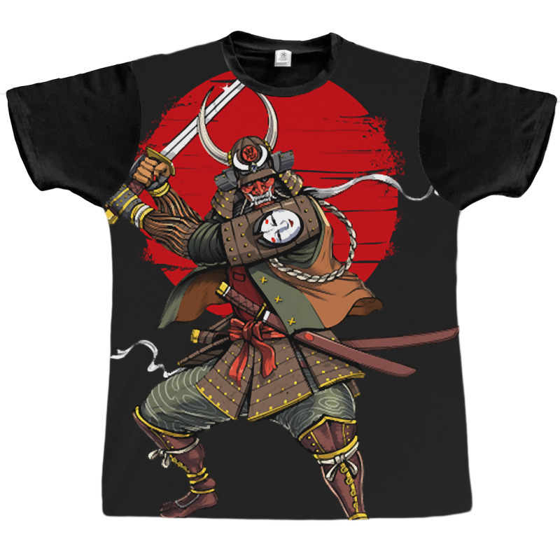 Demon Samurai Warrior Graphic T-shirt | Artistshot