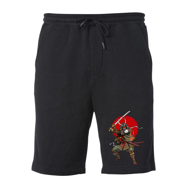 Demon Samurai Warrior Fleece Short | Artistshot