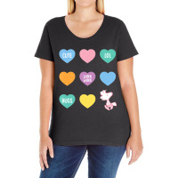 Hot Trend Peanuts Valentine Candy Heart Ladies Curvy T-shirt | Artistshot