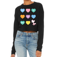 Hot Trend Peanuts Valentine Candy Heart Cropped Sweater | Artistshot