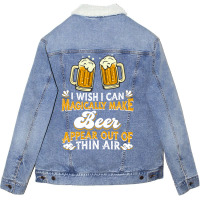 Beer Brewing House Brewer - Alcohol Brew Beer Unisex Sherpa-lined Denim Jacket | Artistshot