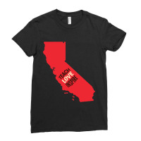 California Teacher Teach Love Inspire Ladies Fitted T-shirt | Artistshot