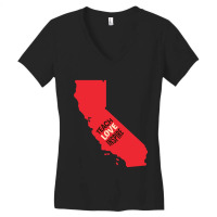 California Teacher Teach Love Inspire Women's V-neck T-shirt | Artistshot