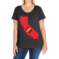 California Teacher Teach Love Inspire Ladies Curvy T-shirt | Artistshot