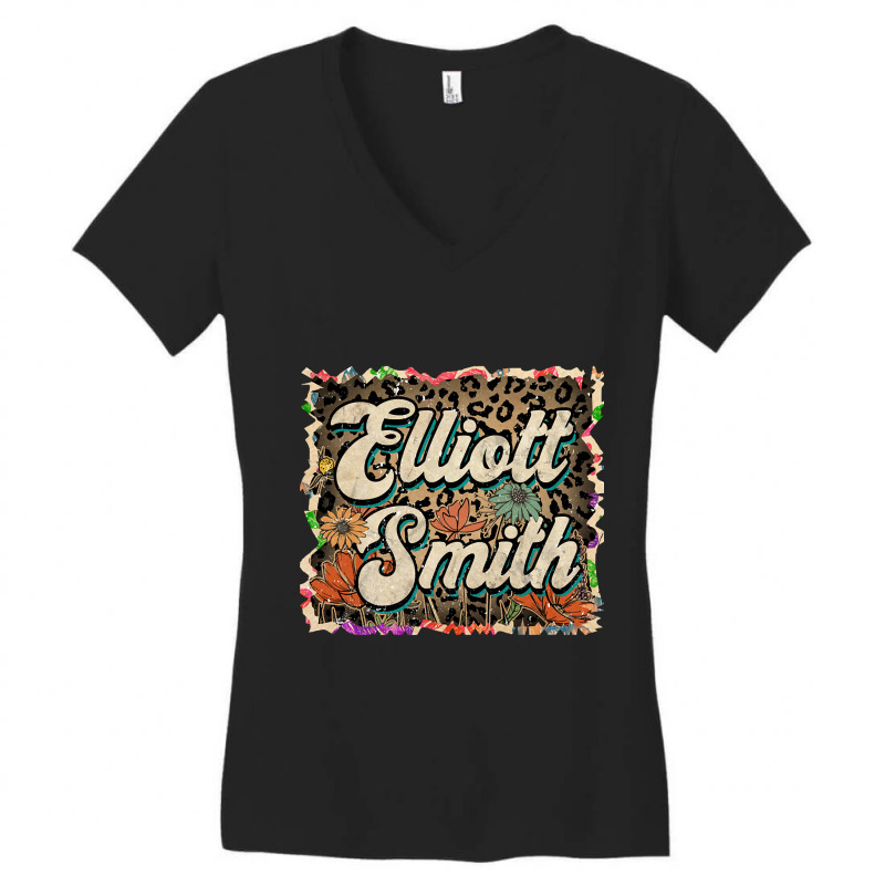 Beautiful Flowers Quest Elliott Proud Name Women's V-Neck T-Shirt by kundalinitrampled75 | Artistshot