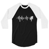 Space Heartbeat 3/4 Sleeve Shirt | Artistshot