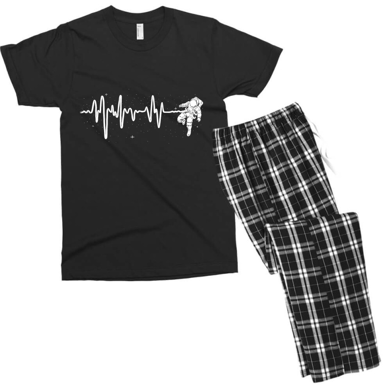 Space Heartbeat Men's T-shirt Pajama Set | Artistshot