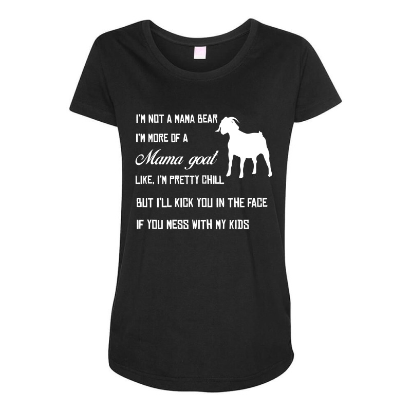 I'm More Of A Mama Goat Maternity Scoop Neck T-shirt by hoainv | Artistshot