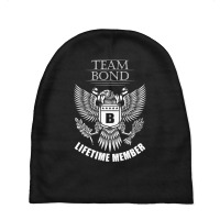 Bond Name Team Shirt Bond Lifetime Member Baby Beanies | Artistshot