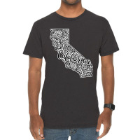 California Usa Mandala Design Vintage T-shirt | Artistshot