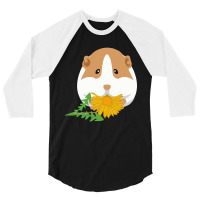 Cute Guinea Pig 3/4 Sleeve Shirt | Artistshot