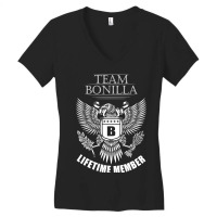 Bonilla Name Team Shirt Bonilla Lifetime Member Women's V-neck T-shirt | Artistshot