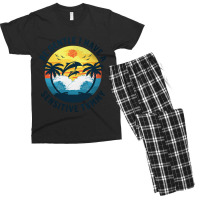 Be Gentle I Have A Sensitive Tummy, Funny Dolphins Men's T-shirt Pajama Set | Artistshot