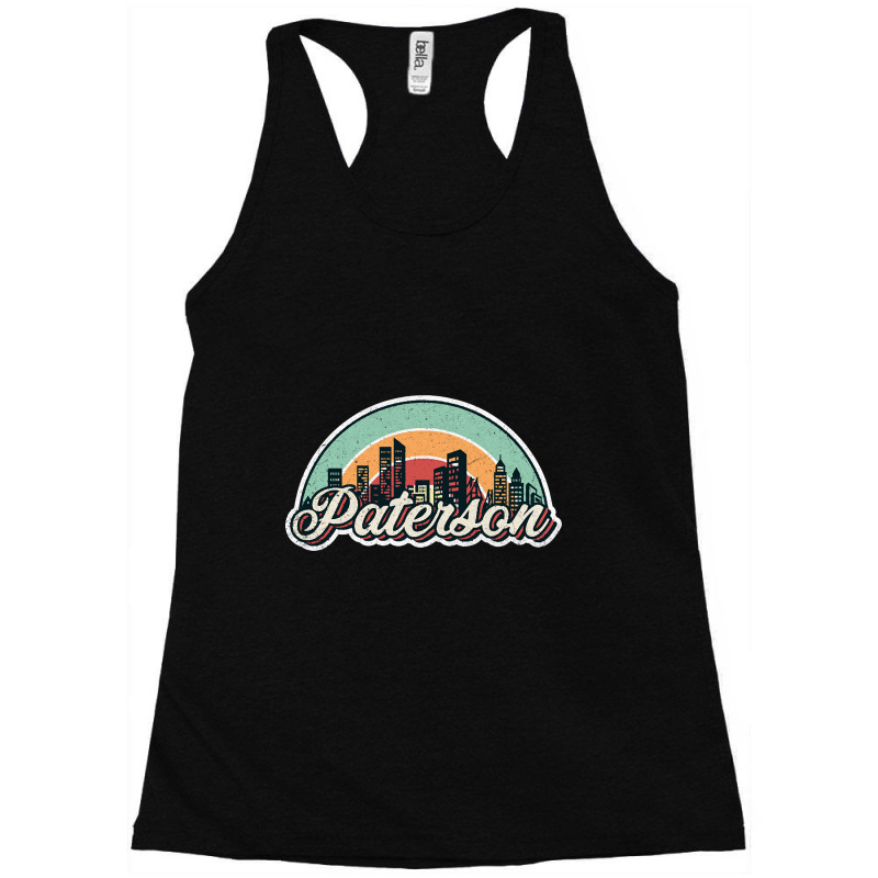 Paterson City Retro Racerback Tank by yammerbetween10 | Artistshot