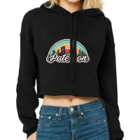 Paterson City Retro Cropped Hoodie | Artistshot