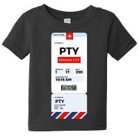 Panama City Boarding Pass Baby Tee | Artistshot