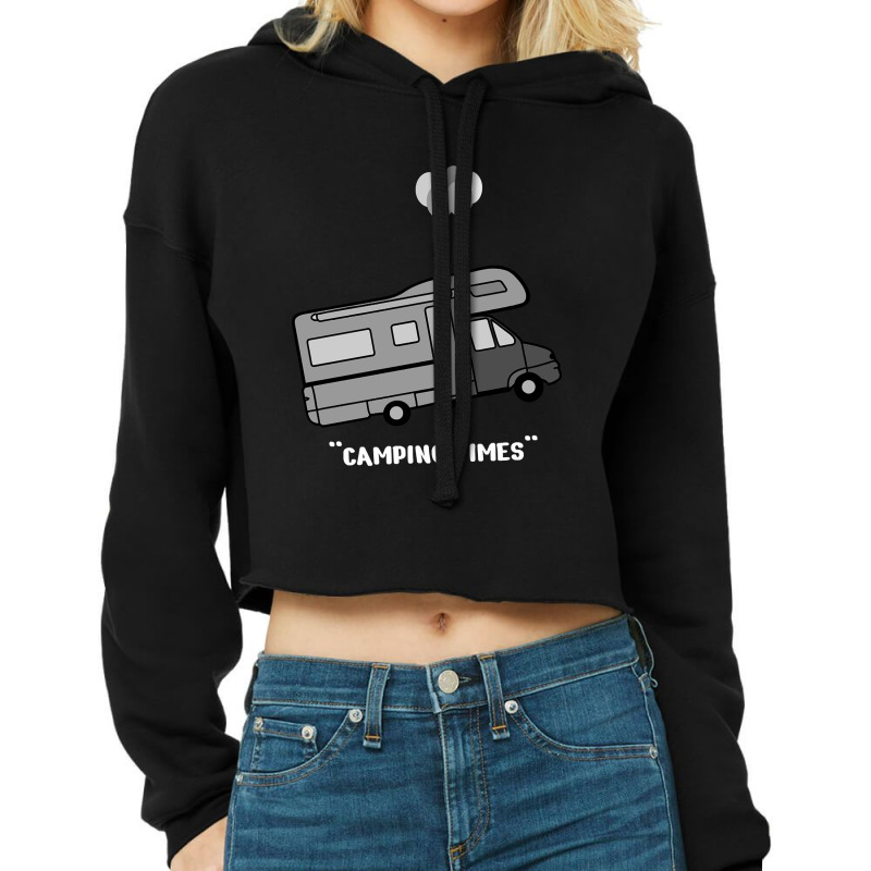 Camping-3kcxd Cropped Hoodie by nuanceteams169 | Artistshot