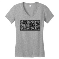 Ut   Initials U T Name Surname Onomastics Onomatology T Shirt Women's V-neck T-shirt | Artistshot