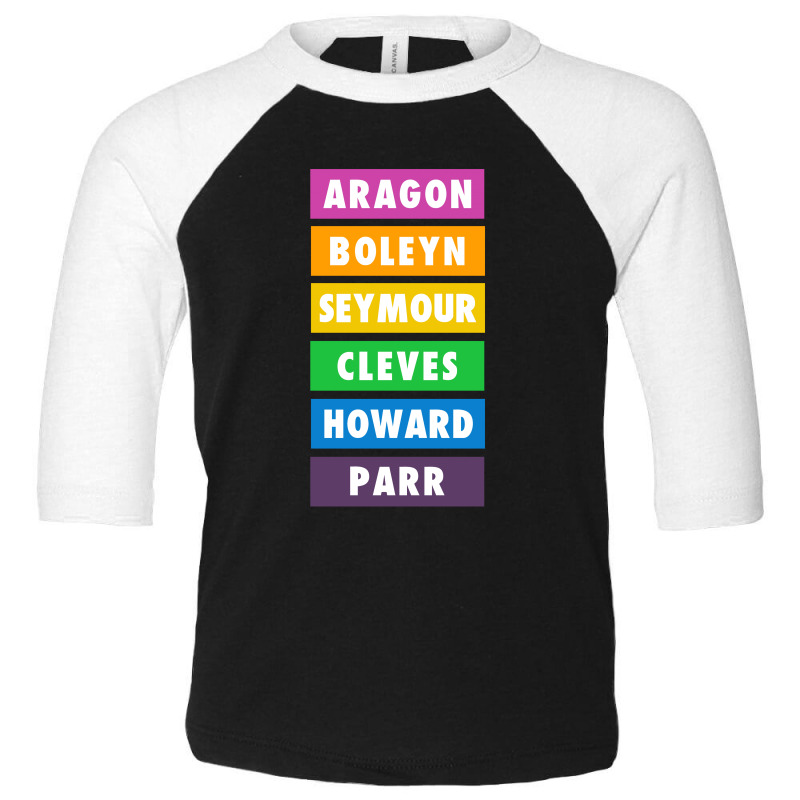 Six The Musical Rainbow Toddler 3/4 Sleeve Tee by HelloShop | Artistshot