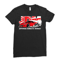 Jdm   Japanese Domestic Market Racing Car T Shirt Ladies Fitted T-shirt | Artistshot