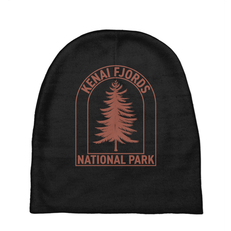 Kenai Fjords National Park Alaska Vintage Tree Baby Beanies by trampolinnervous53 | Artistshot