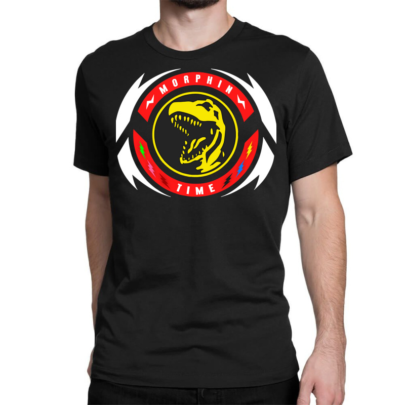 Great Rewards Red Ranger Morphin Coin Cute Gift Classic T-shirt by udofotabiaadf | Artistshot