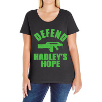 Defend Hadley?s Hope Ladies Curvy T-shirt | Artistshot