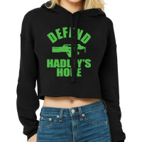 Defend Hadley?s Hope Cropped Hoodie | Artistshot