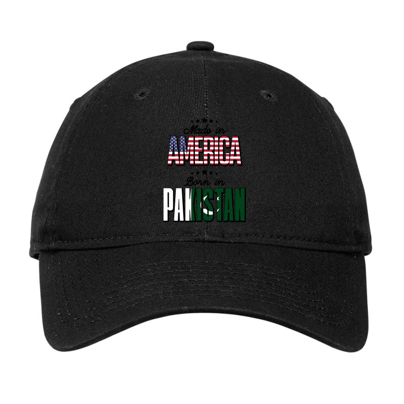 Made In America Born In Pakistan For Pakistani Adjustable Cap by hawksreminds130 | Artistshot