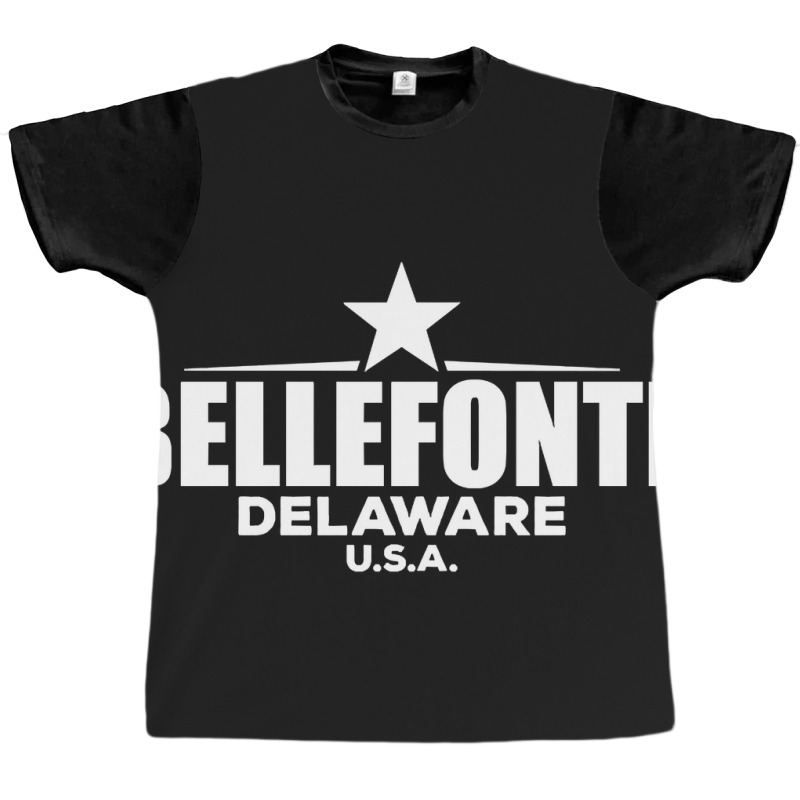 Bellefont Delaware Graphic T-shirt | Artistshot