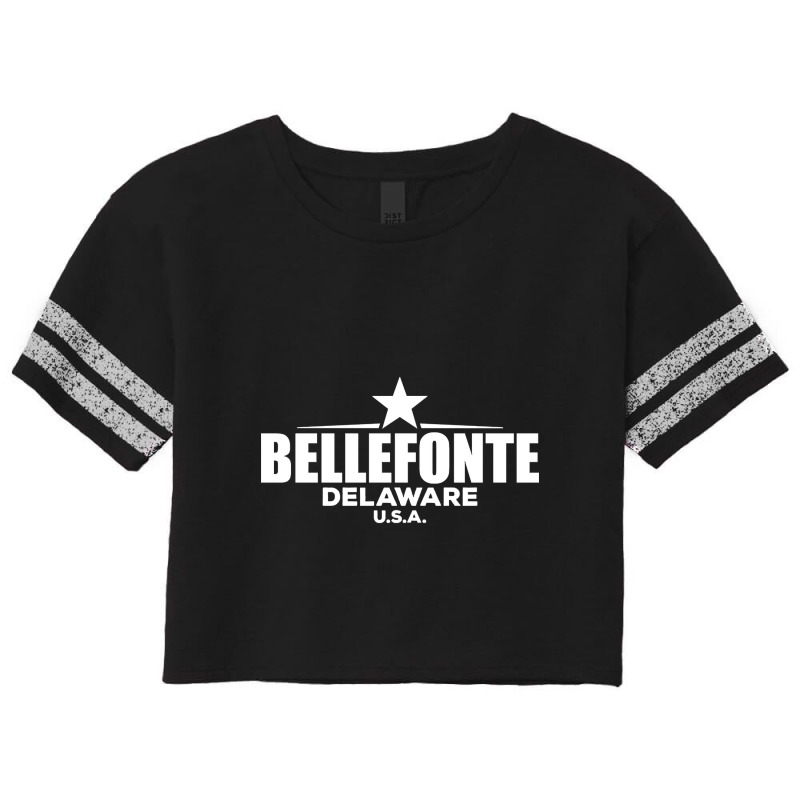 Bellefont Delaware Scorecard Crop Tee by ternacanuda | Artistshot